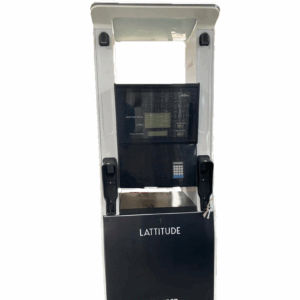 Distributeur de carburant au design moderne pouvant contenir jusqu'à 2 qualités de carburant.