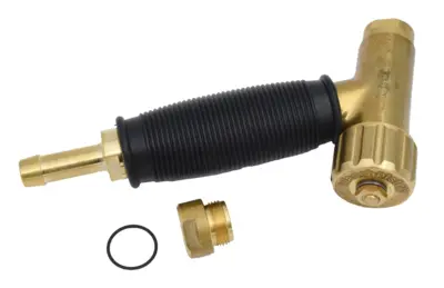 Pistolet de lavage en laiton avec une poignée avec un revêtement en caoutchouc.webp